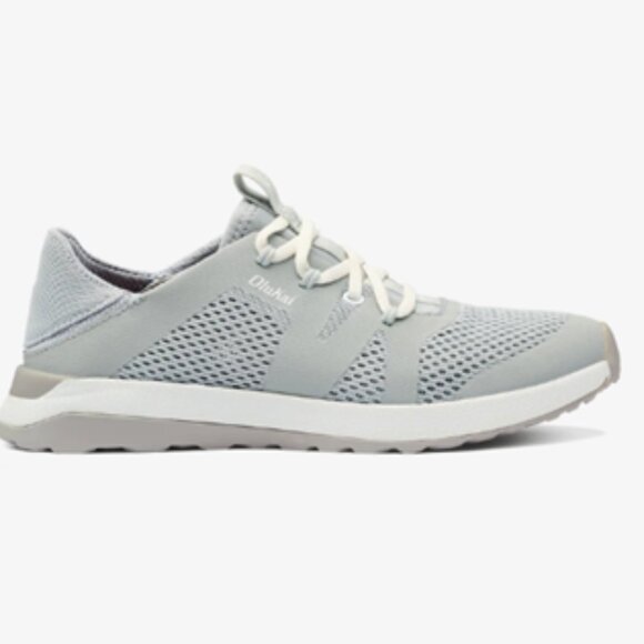 Olukai Huia Women's Slip-On Athletic Shoes, Pale Gray, Size 10 - Picture 1 of 5